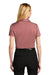 Port Authority Womens Performance Silk Touch Short Sleeve Polo Shirt Heather Garnet Red Side