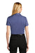 Port Authority Womens Performance Silk Touch Short Sleeve Polo Shirt Heather Royal Blue Side