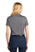 Port Authority Womens Shadow Stripe Short Sleeve Polo Shirt Shadow Grey Side