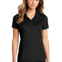 Port Authority Womens Eclipse Moisture Wicking Short Sleeve Polo Shirt - Deep Black