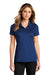 Port Authority Womens Eclipse Stretch Short Sleeve Polo Shirt Estate Blue Front