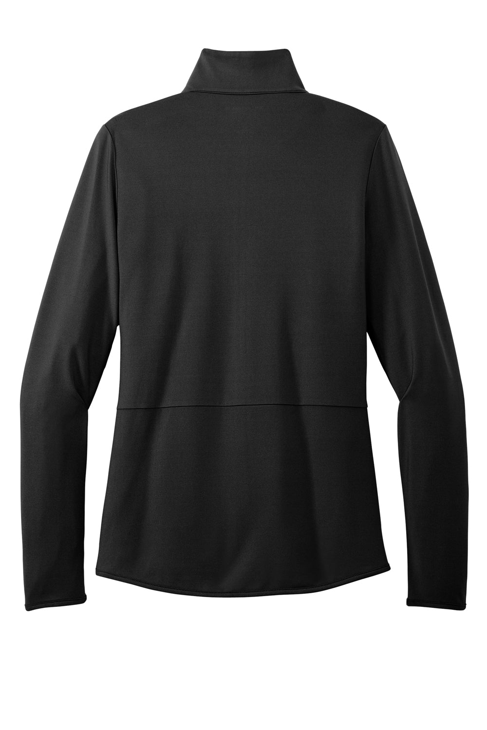 Port Authority LK595 Womens Accord Stretch Fleece Full Zip Jacket Black Flat Back