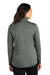 Port Authority LK595 Womens Accord Stretch Fleece Full Zip Jacket Pewter Grey Back