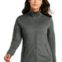 Port Authority Womens Accord Stretch Moisture Wicking Fleece Full Zip Jacket - Pewter Grey