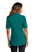 Port Authority Womens City Stretch Short Sleeve Button Down Shirt Dark Teal Green Side