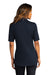 Port Authority Womens City Stretch Short Sleeve Button Down Shirt River Navy Blue Side