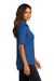 Port Authority Womens City Stretch Short Sleeve Button Down Shirt True Blue Side