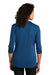 Port Authority Womens Choice 3/4 Sleeve Polo Shirt True Blue Side