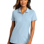 Port Authority Womens React SuperPro Snag Resistant Short Sleeve Polo Shirt - Cloud Blue