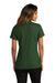 Port Authority Womens SuperPro React Short Sleeve Polo Shirt Dark Green Side