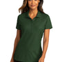 Port Authority Womens React SuperPro Snag Resistant Short Sleeve Polo Shirt - Dark Green