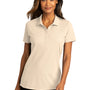 Port Authority Womens React SuperPro Snag Resistant Short Sleeve Polo Shirt - Ecru