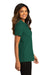 Port Authority Womens SuperPro React Short Sleeve Polo Shirt Marine Green Side