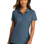 Port Authority Womens React SuperPro Snag Resistant Short Sleeve Polo Shirt - Regatta Blue
