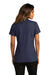 Port Authority Womens SuperPro React Short Sleeve Polo Shirt True Navy Blue Side