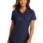 Port Authority Womens React SuperPro Snag Resistant Short Sleeve Polo Shirt - True Navy Blue