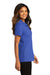 Port Authority Womens SuperPro React Short Sleeve Polo Shirt True Royal Blue Side