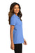 Port Authority Womens SuperPro React Short Sleeve Polo Shirt Ultramarine Blue Side