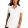Port Authority Womens React SuperPro Snag Resistant Short Sleeve Polo Shirt - White