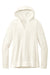 Port Authority LK826 Womens Microterry Hooded Sweatshirt Hoodie Ivory Chiffon White Flat Front