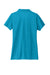 Port Authority LK863 Womens C-Free Performance Moisture Wicking Short Sleeve Polo Shirt Parcel Blue Flat Back
