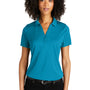 Port Authority Womens C-Free Performance Moisture Wicking Short Sleeve Polo Shirt - Parcel Blue
