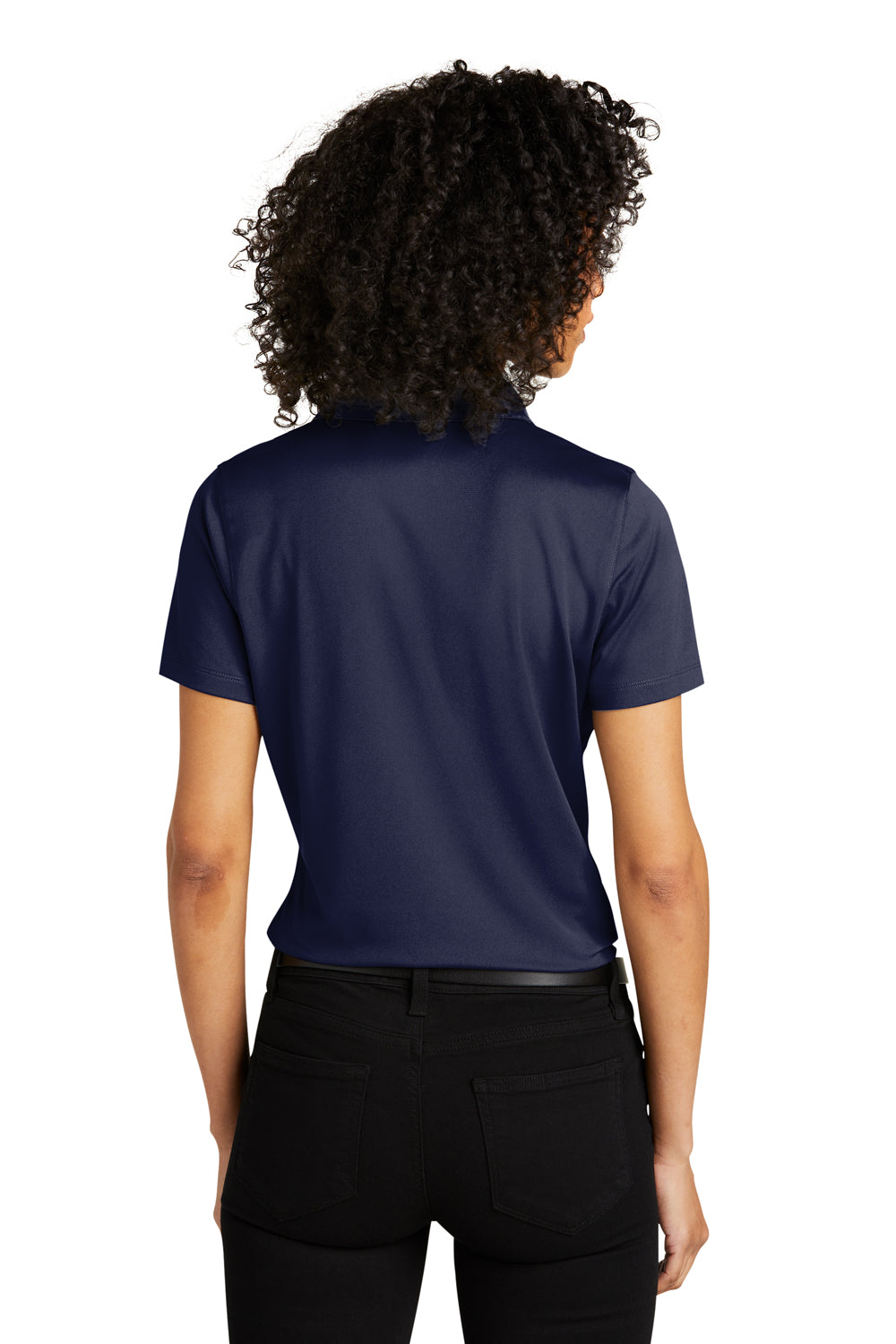 Port Authority LK863 C-Free Performance Short Sleeve Polo Shirt True Navy Blue Back