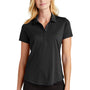 Port Authority Womens C-Free Performance Moisture Wicking Short Sleeve Polo Shirt - Deep Black