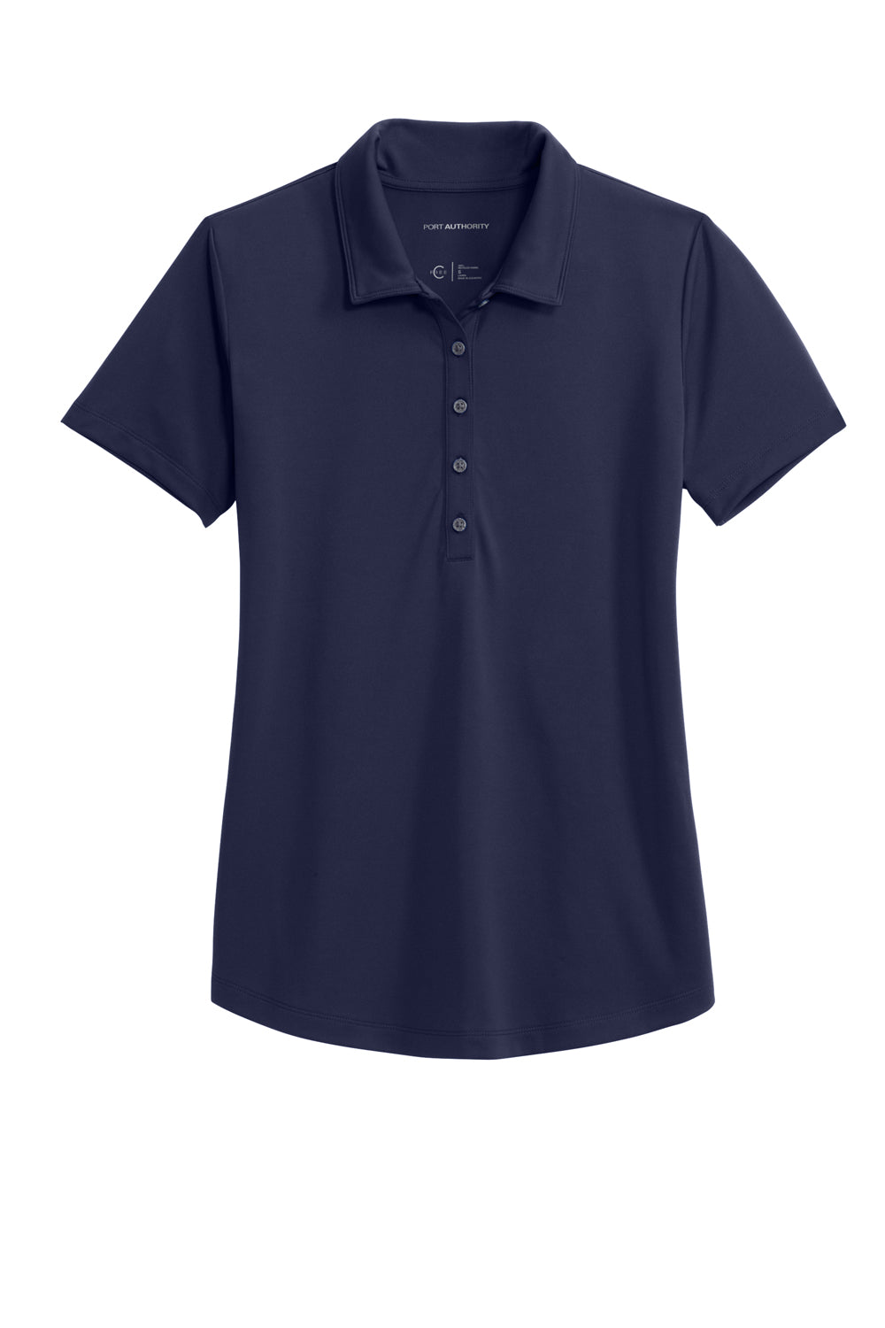 Port Authority LK864 C-Free Performance Short Sleeve Polo Shirt True Navy Blue Flat Front