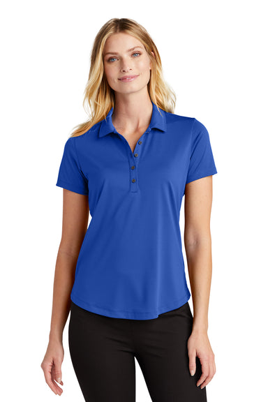Port Authority LK864 C-Free Performance Short Sleeve Polo Shirt True Royal Blue Front