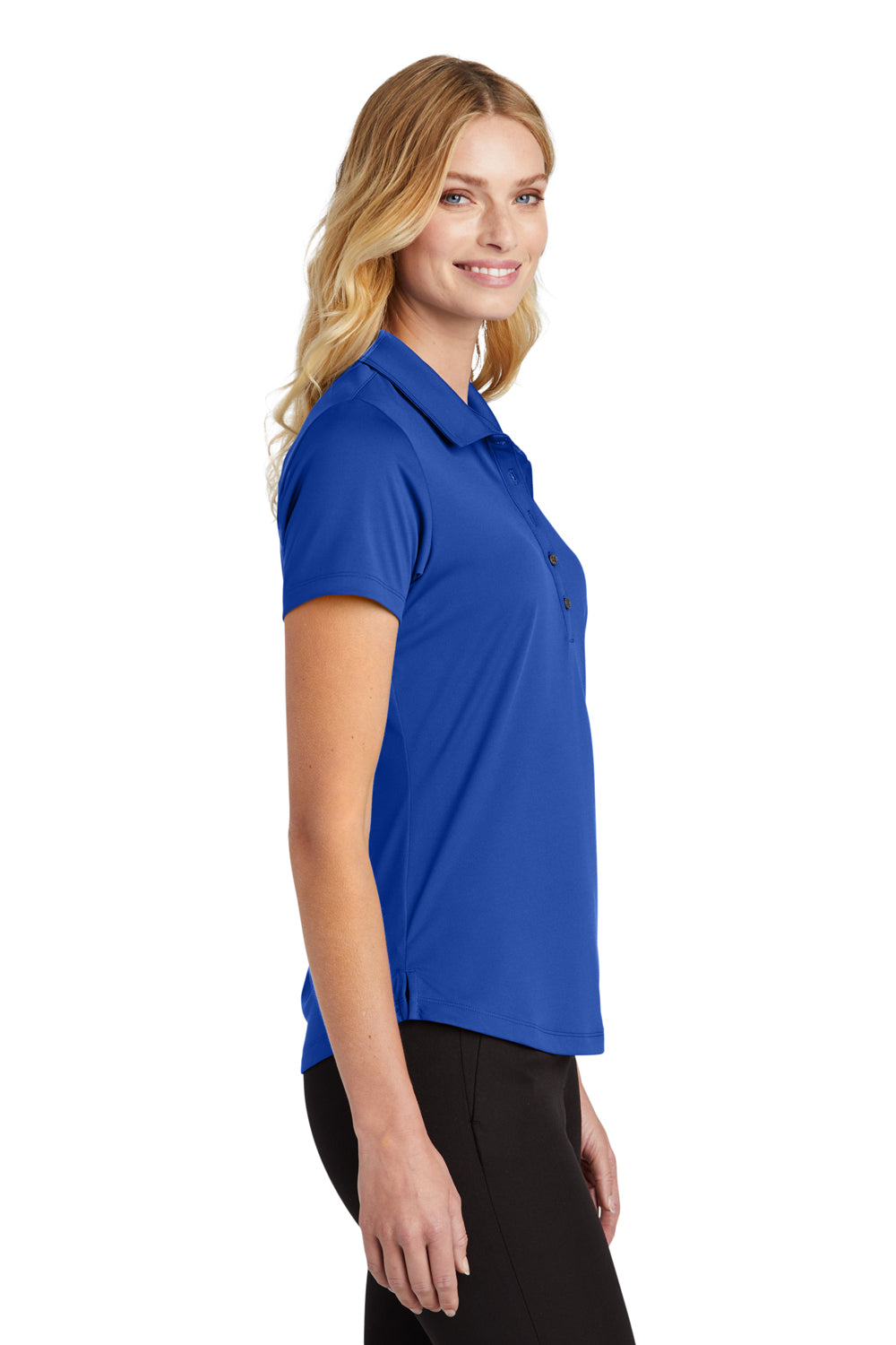Port Authority LK864 C-Free Performance Short Sleeve Polo Shirt True Royal Blue Side