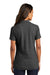 Port Authority LK867 Womens C-FREE Pique Short Sleeve Polo Shirt Heather Charcoal Grey Back
