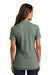 Port Authority LK867 Womens C-FREE Pique Short Sleeve Polo Shirt Heather Dark Green Back