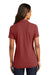 Port Authority LK867 Womens C-FREE Pique Short Sleeve Polo Shirt Garnet Red Back