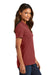 Port Authority LK867 Womens C-FREE Pique Short Sleeve Polo Shirt Garnet Red Side