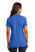 Port Authority LK867 Womens C-FREE Pique Short Sleeve Polo Shirt True Blue Back