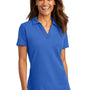 Port Authority Womens C-FREE Pique Short Sleeve Polo Shirt - True Blue