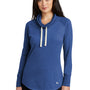 New Era Womens Long Sleeve Cowl Neck T-Shirt - Heather Royal Blue