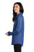 New Era Womens Long Sleeve Cowl Neck T-Shirt Heather Royal Blue Side