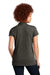 New Era Womens Slub Twist Short Sleeve Polo Shirt Black Twist Side