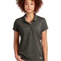 New Era Womens Slub Twist Short Sleeve Polo Shirt - Black Twist