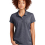 New Era Womens Slub Twist Short Sleeve Polo Shirt - True Navy Blue Twist