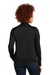 New Era Womens Performance Terry Full Zip Sweatshirt Black Side