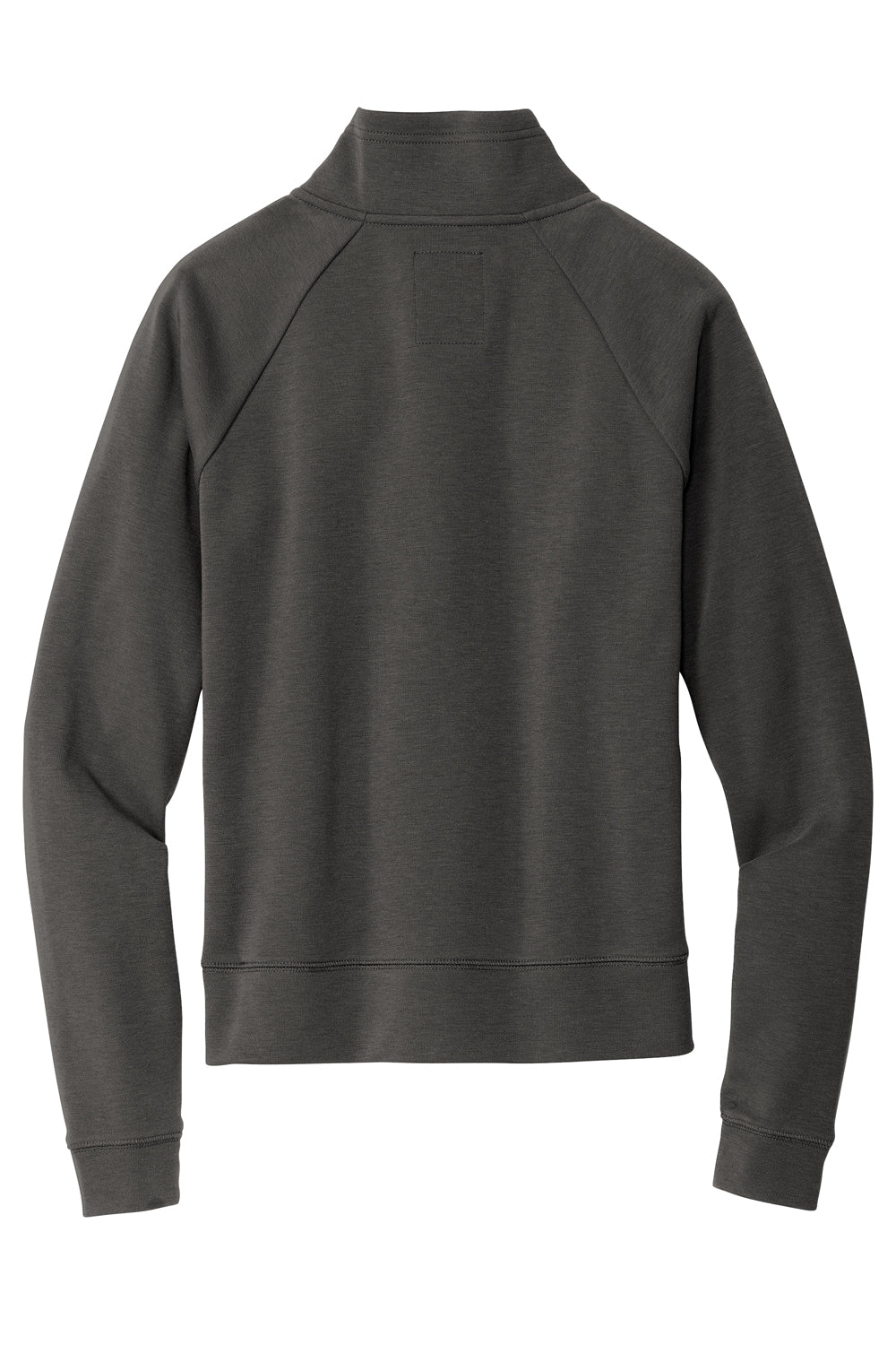 New Era LNEA541 Mens STS 1/4 Zip Sweatshirt Graphite Grey Flat Back