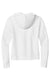 New Era LNEA550 Womens Comeback Fleece Hooded Sweatshirt Hoodie White Flat Back