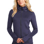 Ogio Womens Endurance Modern Performance Moisture Wicking Full Zip Sweatshirt - Navy Blue