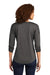 Ogio Womens Gravitate 3/4 Sleeve Scoop Neck T-Shirt Heather Dark Grey Side