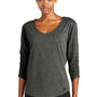 Ogio Womens Evolution Moisture Wicking 3/4 Sleeve V-Neck T-Shirt - Tarmac Grey