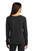 Ogio Womens Command Long Sleeve Scoop Neck T-Shirt Blacktop Back
