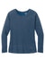 Ogio Womens Command Long Sleeve Scoop Neck T-Shirt Spar Blue Flat Front